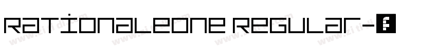 RationaleOne Regular字体转换